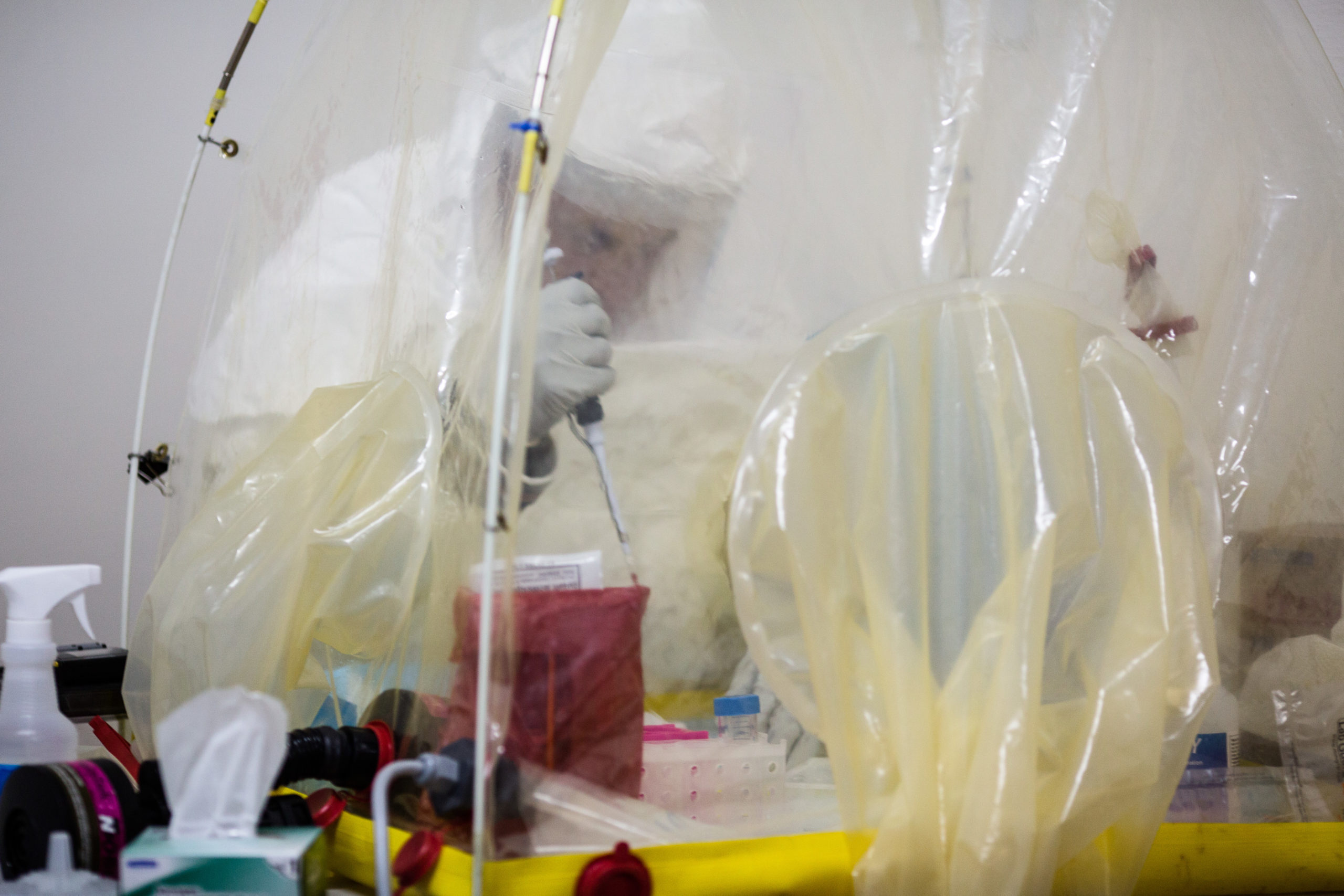 Bong County U.S. Navy mobile Ebola lab Photo by Morgana Wingard