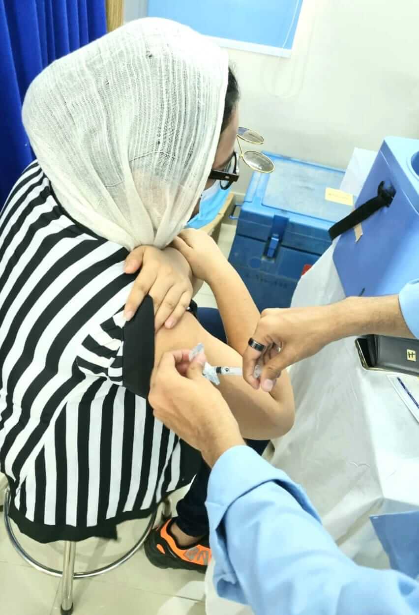 Ayesha Usman- Psychosocial Counselor In Pakistan, our team is leading by example, with team members getting their COVID-19 vaccinations.