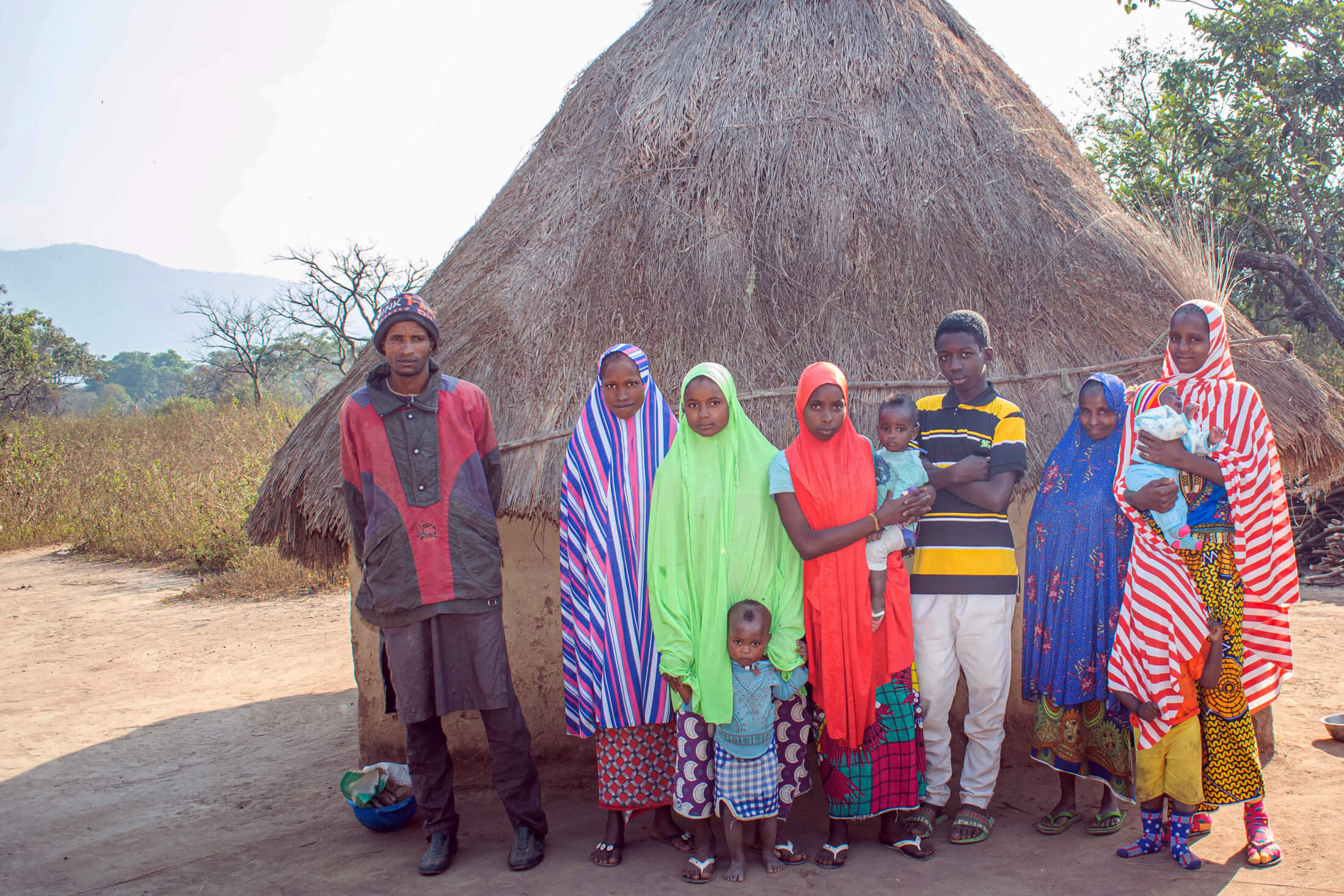 CAM_DSC_0785 A family of Nigerian refugees in Cameroon’s Ako subdivision.