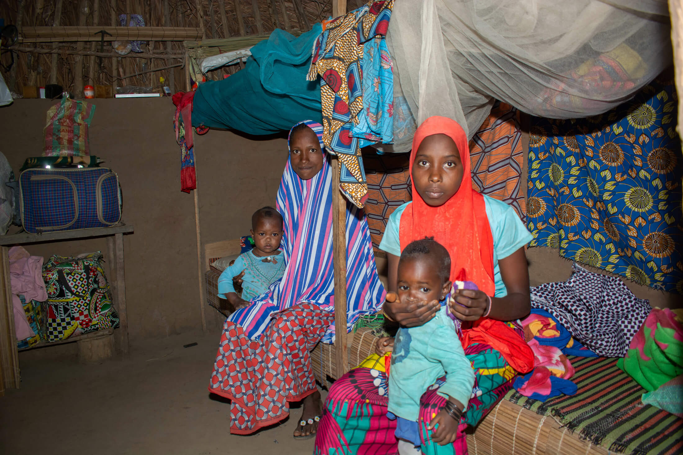 CAM_DSC_0789 A family of Nigerian refugees in Cameroon’s Ako subdivision.