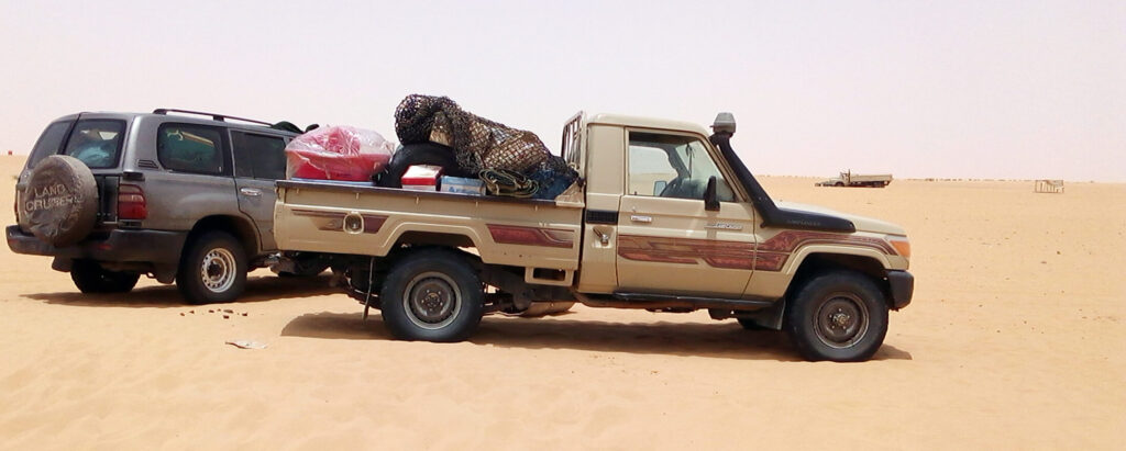 The vehicles comprising one of our MMUs.