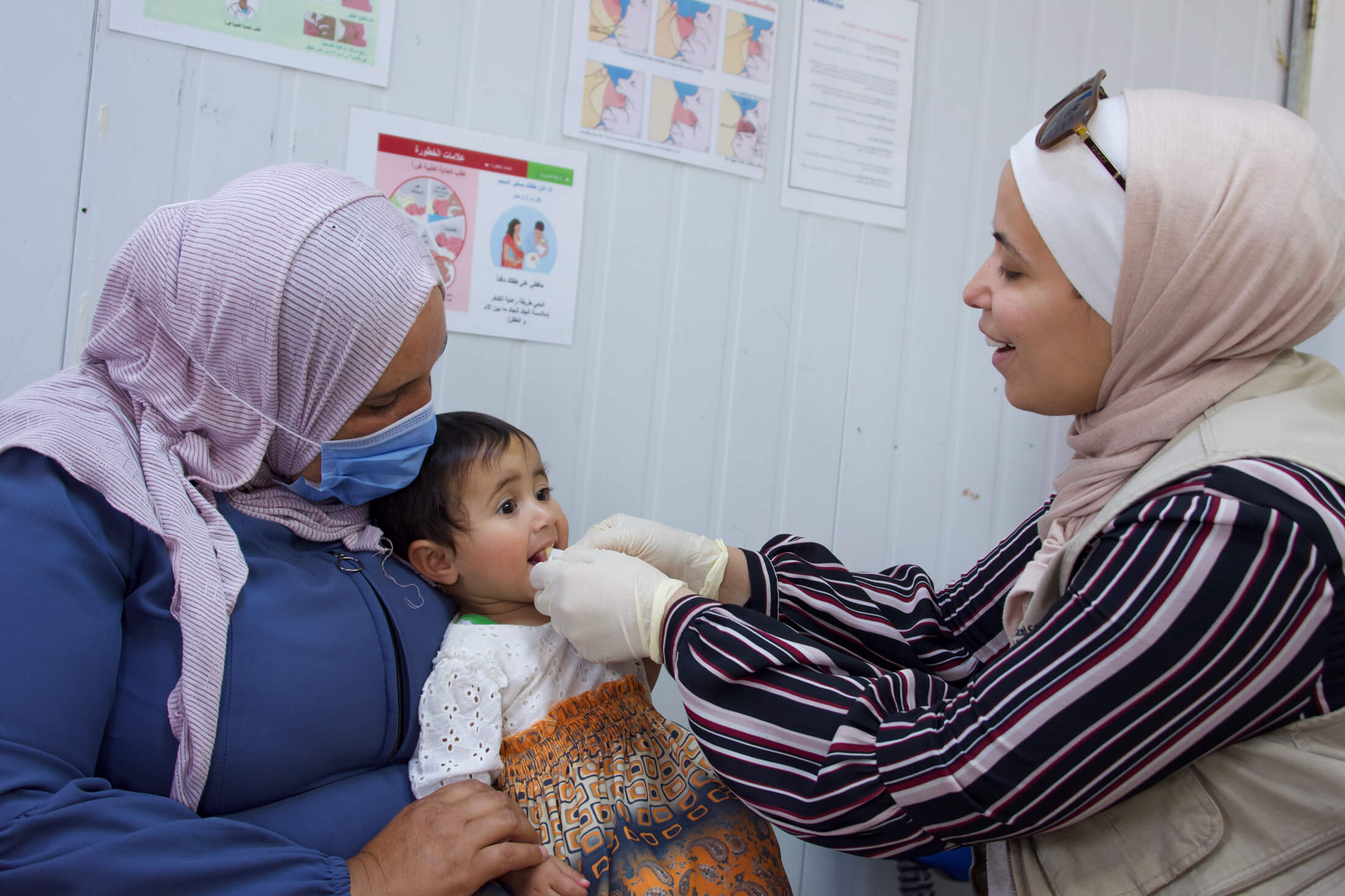 JORD_DSC9304 We provide a wide range of services at Zaatari and Azraq refugee camps, including nutrition and pediatric care.