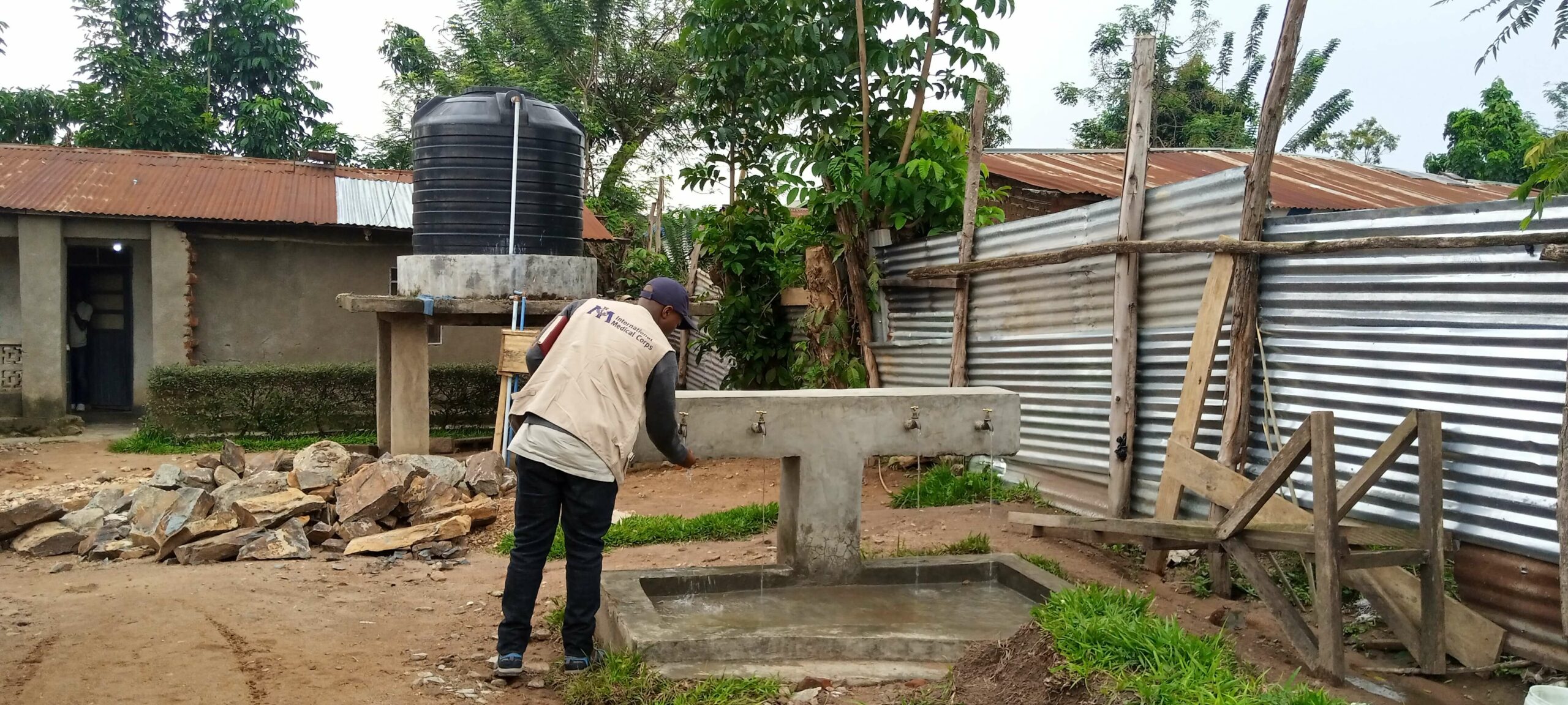 Kabwe water point Our team in the Democratic Republic of the Congo (DRC) fitted solar panels and a solar pump at our Ebola Treatment Center in Bikoro.
