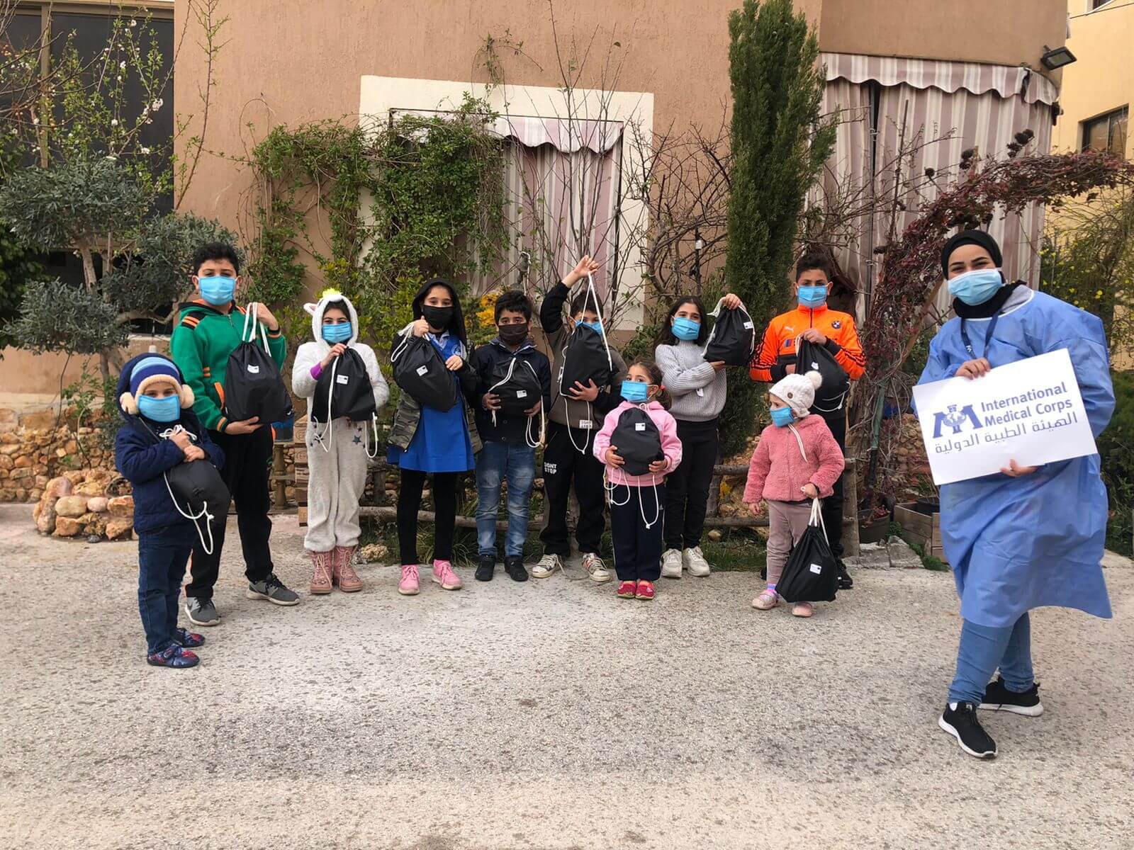 MADADII-Kfarhatta- Lara Hamieh,HOVs- NFI distribution of Child Hygiene kits in a CH children club session