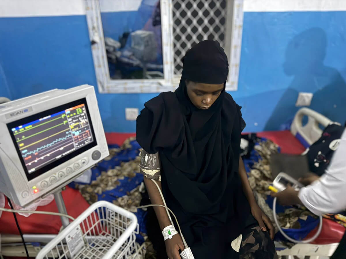 SOM_IMG-20240630-WA0049 People travel many miles to reach the JMU, with some coming from the neighboring regions of Hiran and Lower Shabelle. The facility has laboratory services, medical commodities and ultrasound services that are provided at no cost to patients—which is rare in this region of Somalia.
