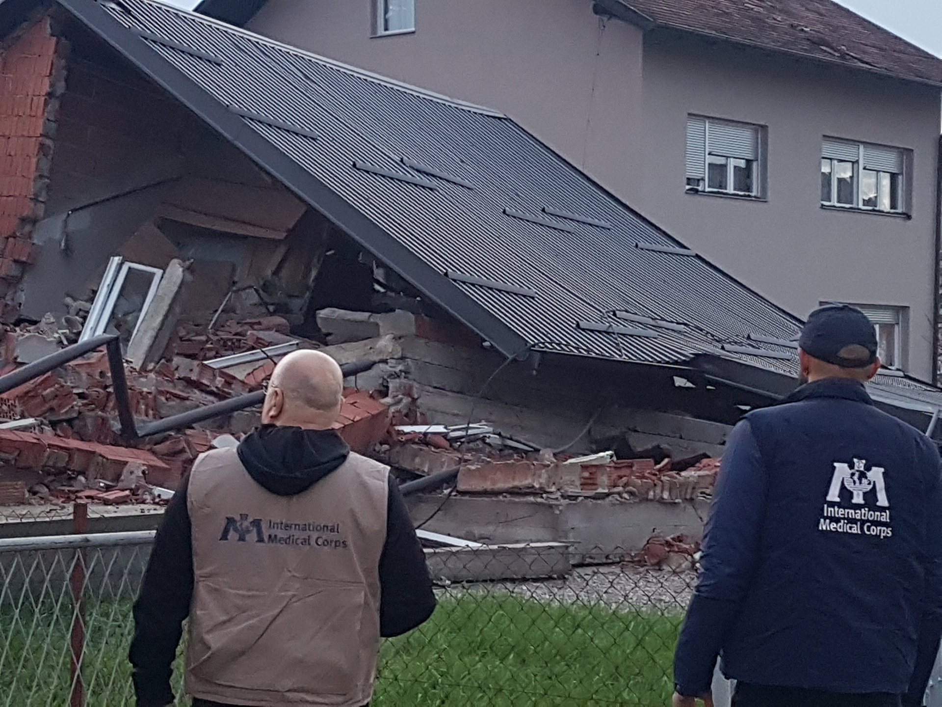 SS122020_20201230_163117 Surveying the damage of the earthquake in Zagreb, Croatia.