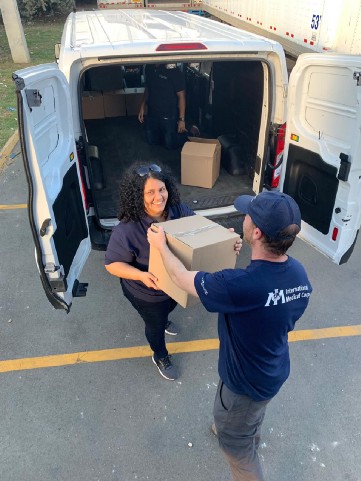 SSYIR2020_PR 6 Our staff delivering supplies.