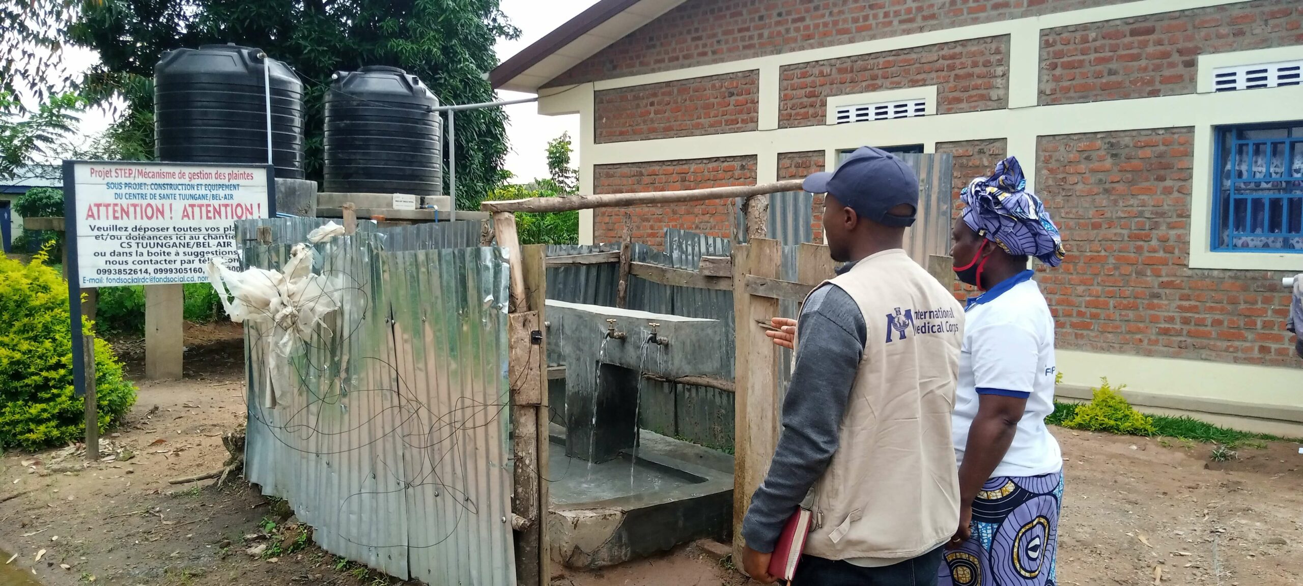 Tuungane water point Our team in the Democratic Republic of the Congo (DRC) fitted solar panels and a solar pump at our Ebola Treatment Center in Bikoro.