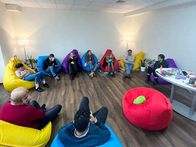 Workshop on self-care and resilience in times of hardship.