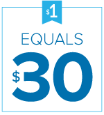$1 equals $30